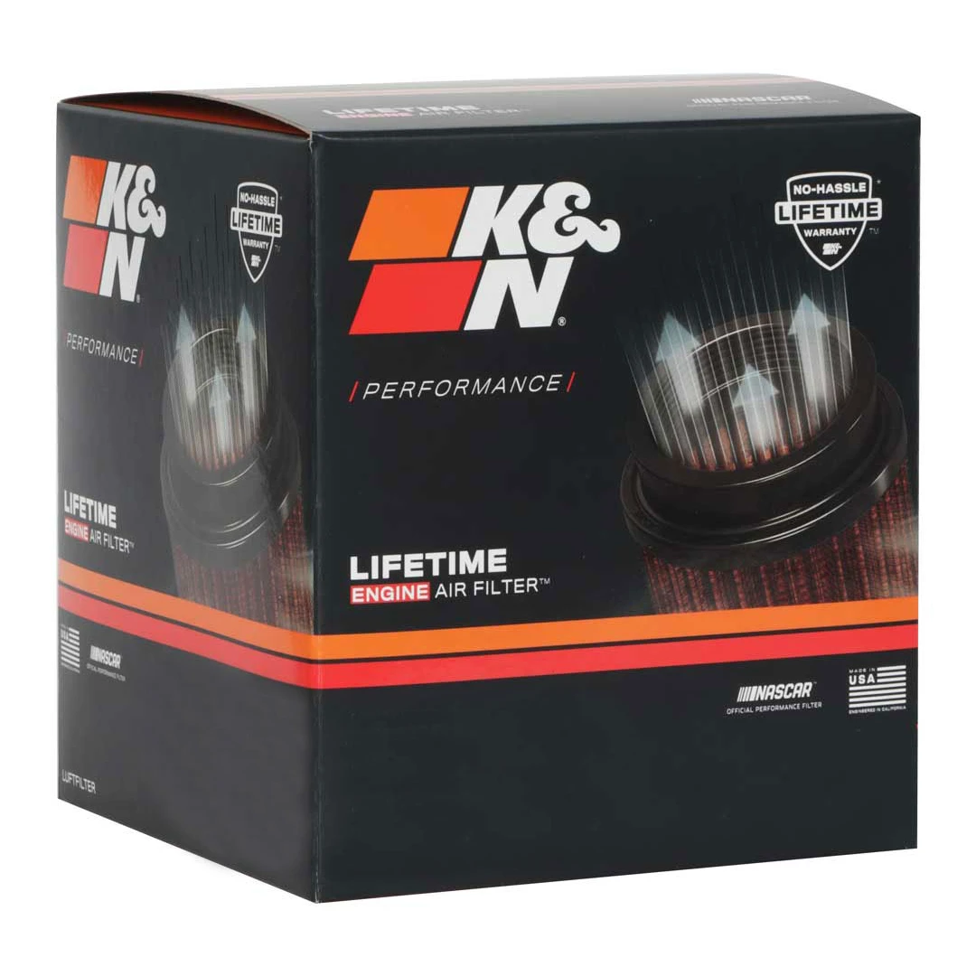 K&N UNIVERSAL CLAMP-ON AIR FILTER - 4.5''