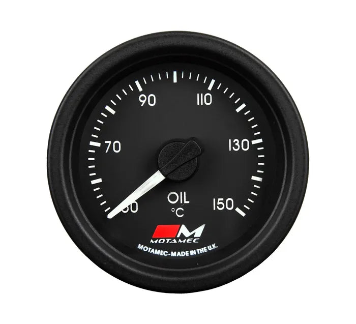 Motamec Electronic Oil Temperature Gauge 52mm - with Sensor