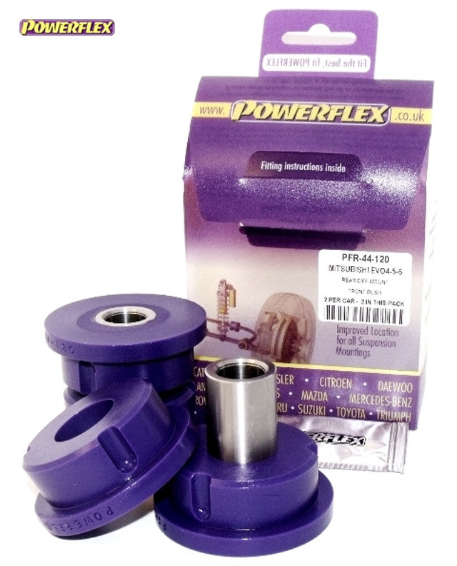 Powerflex - PFR44-120 - Rear Diff Front Mounting Bushes - Lancer Evolution Lancer Evolution 7/8/9 (inc 260)