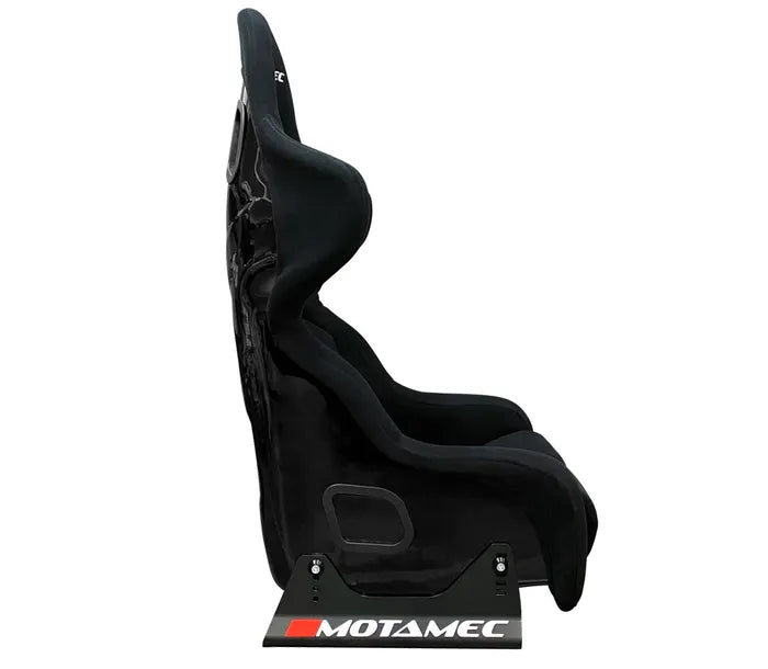 Motamec Racing Evo-Three FIA Approved Race Rally Seat GRP Shell Side Mount BLACK