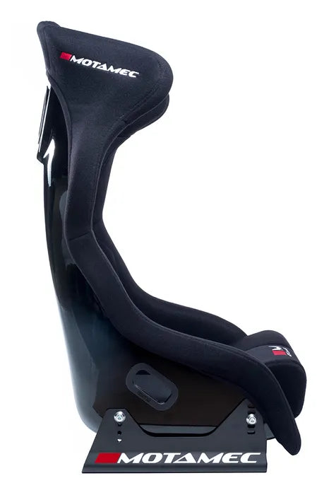 Motamec Racing GP1 FIA Approved Race Seat GRP Shell Side Mount BLACK HANS